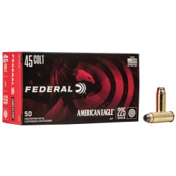 FEDERAL AE 45 COLT 225GR JSP 50RD 20BX/CS