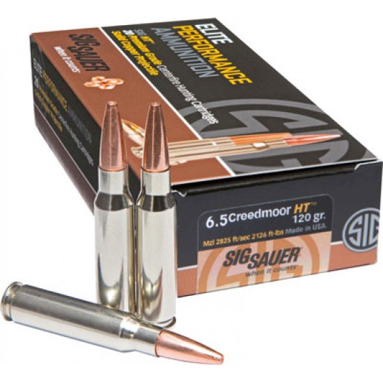 SIG AMMO 6.5 CREEDMOOR 140GR OPEN TIP MATCH 20-PACK