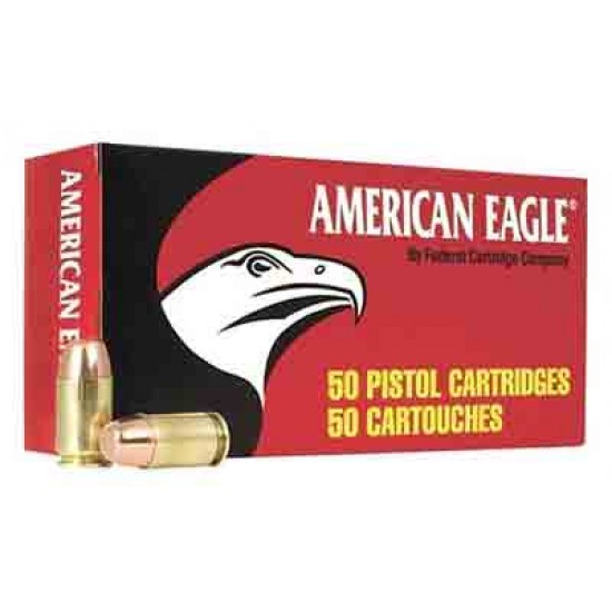 FEDERAL AMMO AE 9MM LUGER 124GR. FMJ 50-PK