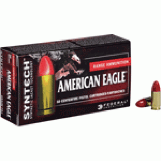 FEDERAL AMMO AE 9MM LUGER 124GR. SYNTHETIC JACKET TSJ 50-PACK