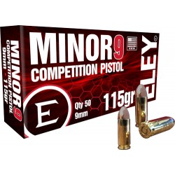 ELEY MINOR 9 COMPETITION 9MM 115GR FMJ 50RD 20BX/CS