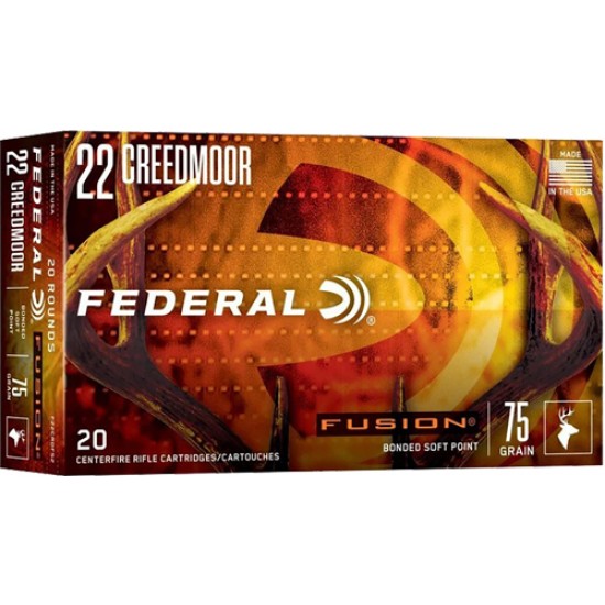 FEDERAL FUSION 22 CM 75GR FUSION 20RD 10BX/CS