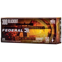 FEDERAL AMMO FUSION .300 BLK150GR. FUSION 20-PACK