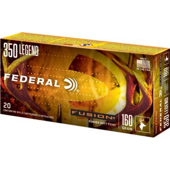 FEDERAL AMMO FUSION .350 LEGEND 180GR. FUSION 20-PACK