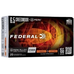 FEDERAL FUSION PEAK 6.5CM 155GR TIPPED 20RD 10BX/CS FEDERAL FUSION PEAK 6.5CM 155GR TIPPED 20RD 10BX/CS