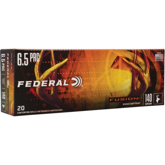 FEDERAL AMMO FUSION 6.5PRC 140GR. FUSION 20-PACK