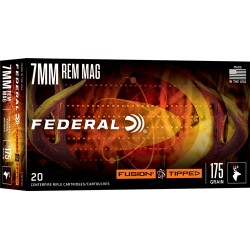 FEDERAL FUSION 7MM REM MAG 175GR TIP FUSION 20RD 10BX/CS