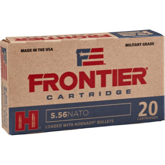 FRONTIER AMMO 5.56 NATO 68GR. BTHP MATCH 20-PACK