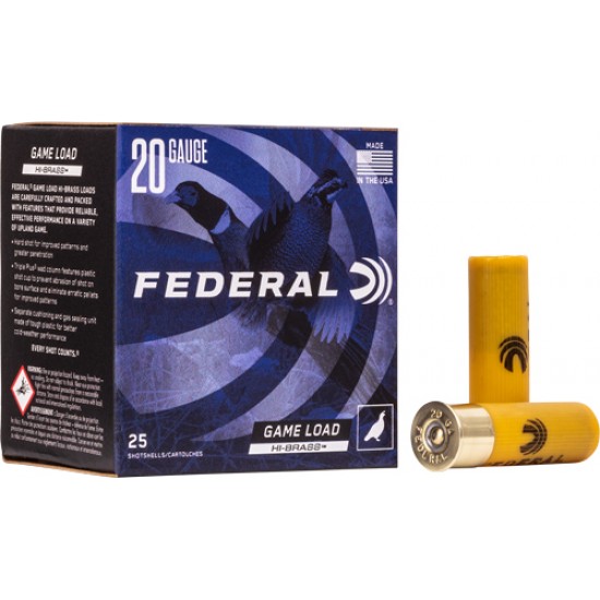 FEDERAL GAME LOAD 20GA 2.75