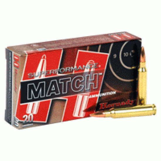 HORNADY AMMO MATCH .223 REMINGTON 75GR. BTHP SPF 20-PACK