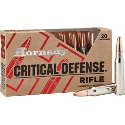 HORNADY AMMO CRITICAL DEFENSE .223 REMINGTON 55GR. FTX 20-PACK