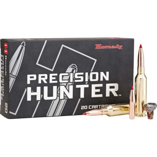 HORNADY AMMO .7MM STW PREC. HUNTER 162GR. ELD-X 20-PACK