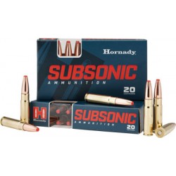 HORNADY AMMO SUBSONIC .300 BLACKOUT 190GR. SUB-X
