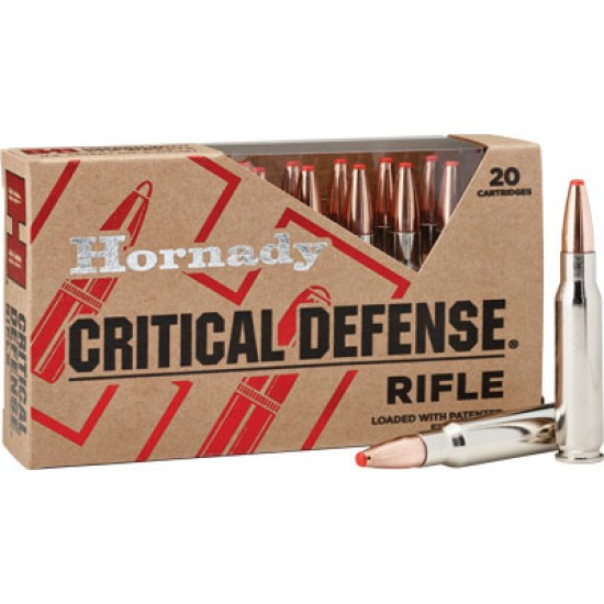 HORNADY AMMO CRITICAL DEFENSE .308WIN 155GR. FTX 20-PACK