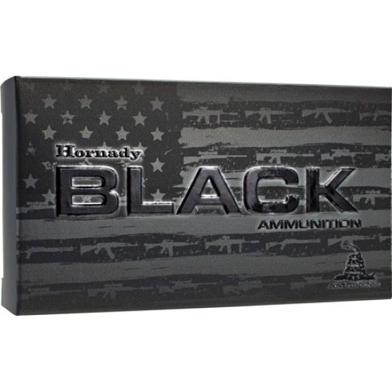 HORNADY AMMO BLACK 5.56 NATO 75GR. INTERLOCK HD SBR 20-PACK