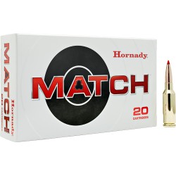 HORNADY AMMO MATCH 6MM ARC 108GR. ELD MATCH 20-PACK