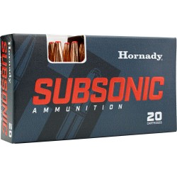 HORNADY AMMO SUBSONIC .45-70 GOVT 410GR. SUB-X 20-PK