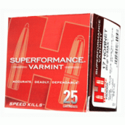 HORNADY AMMO SPF VARMINT .17 HORNET 20GR V-MAX 25-PACK