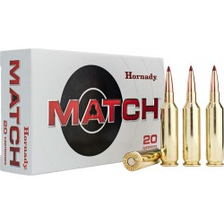 HORNADY 22CM 80GR ELD MATCH 20RD 10BX/CS HORNADY 22CM 80GR ELD MATCH 20RD 10BX/CS