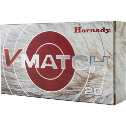 HORNADY V-MATCH 22 CM 69GR ELD-VT 20RD HORNADY V-MATCH 22 CM 69GR ELD-VT 20RD