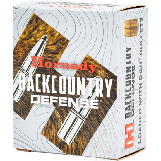 HORNADY BACKCOUNTRY 357 MAG 165GR DGH 25RD 10BX/CS