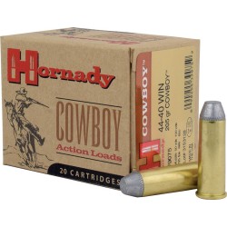 HORNADY 44-40 WIN 205GR COWBOY 20RD 10BX/CS HORNADY 44-40 WIN 205GR COWBOY 20RD 10BX/CS