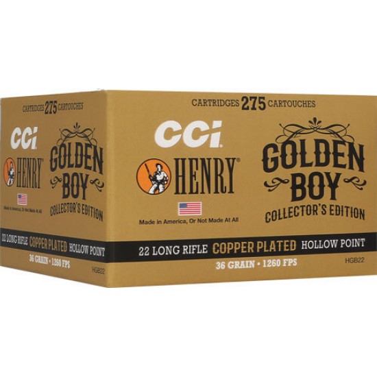CCI HENRY GOLDEN BOY EDITION 36GR CPHP 1260FPS 275RD 10BX/C