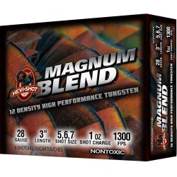HEVI-SHOT MAGNUM BLEND 28GA 3 HEVI-SHOT MAGNUM BLEND 28GA 3
