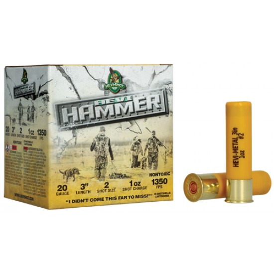 HEVI-SHOT HEAVY HAMMER 20GA. 3