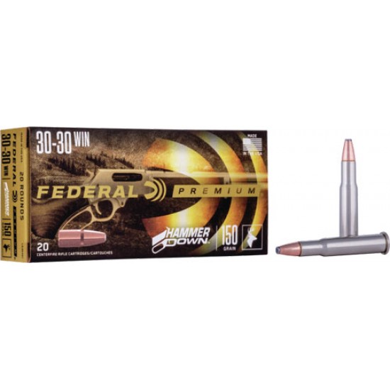 FEDERAL AMMO HAMMER DOWN .30-30 150GR. SP 20-PACK