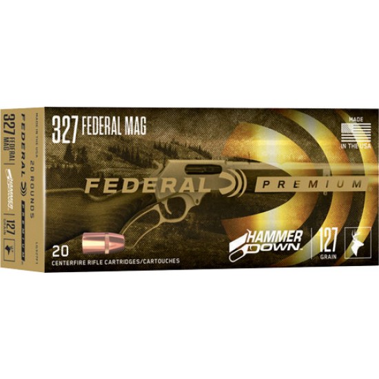 FEDERAL AMMO HAMMER DOWN .327 FED. 127GR. SP 20-PACK