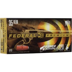 FEDERAL AMMO HAMMER DOWN .35REM 220GR. JSP 20-PACK FEDERAL AMMO HAMMER DOWN .35REM 220GR. JSP 20-PACK