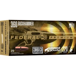 FEDERAL HAMMERDOWN 360 BUCKHMR 220GR JSP 20RD 10BX/CS