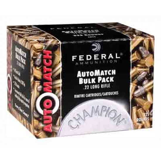 FEDERAL AMMO AUTOMATCH .22LR 40GR RN 10-325RD PKS CASE LOTS ONLY