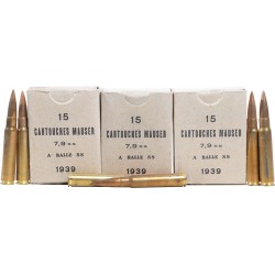 GREEK AMMO 8MM MAUSER 198GR FMJ 945RD CS SURPLUS CORROSIVE
