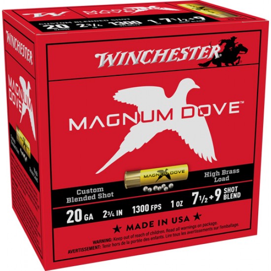 WINCHESTER MAGNUM DOVE 20GA 2.75