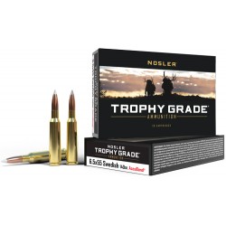 NOSLER AMMO TROPHY 6.5X55 SWDE MAUSER 140GR ACCUBOND 20PK