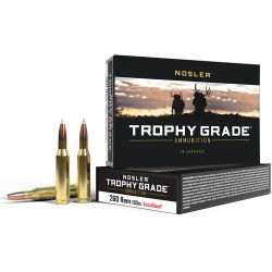 NOSLER AMMO TROPHY GRADE .260 REM 130GR ACCUBOND TIP 20PK