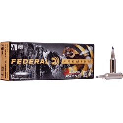 FEDERAL AMMO .270 WSM. 136GR. TERMINAL ASCENT 20-PK
