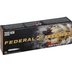 FEDERAL AMMO .300WSM 200GR. TERMINAL ASCENT 20-PACK