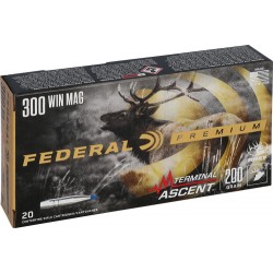 FEDERAL AMMO .300WM 200GR. TERMINAL ASCENT 20-PK