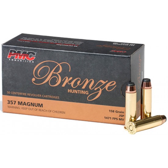 PMC AMMO .357 REM MAG . 158GR. JSP 50-PACK