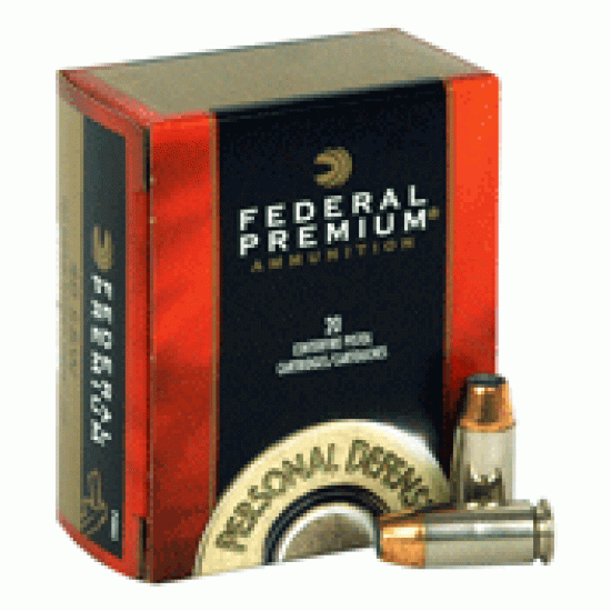 FEDERAL AMMO PREMIUM .40SW 165GR. HYDRA-SHOK JHP 20-PACK