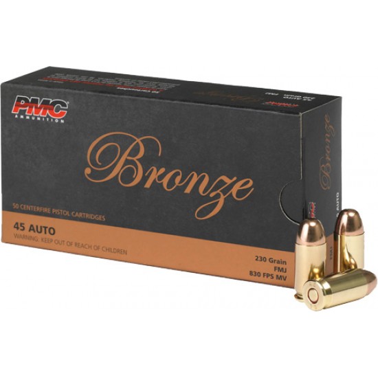 PMC AMMO .45ACP 230GR. FMJ-RN 50-PACK