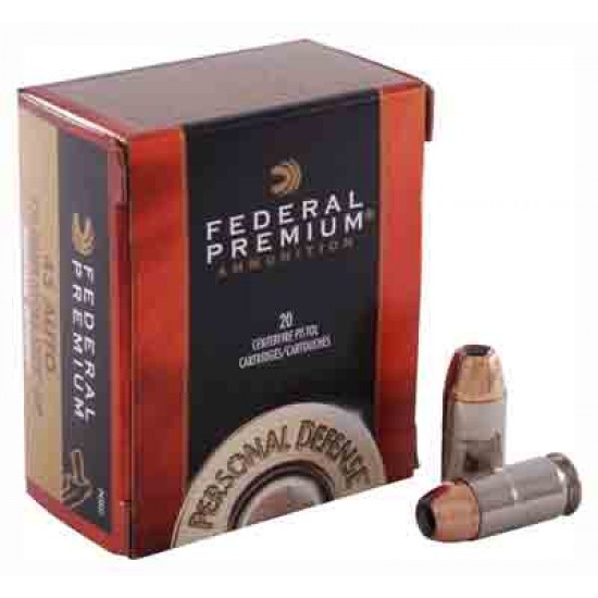 FEDERAL AMMO PREMIUM .45ACP 230GR. HYDRA-SHOK JHP 20-PACK