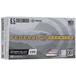 FEDERAL PEAK 6.5 CM 130GR TERMINAL ASCENT 20RD 10BX/CS FEDERAL PEAK 6.5 CM 130GR TERMINAL ASCENT 20RD 10BX/CS