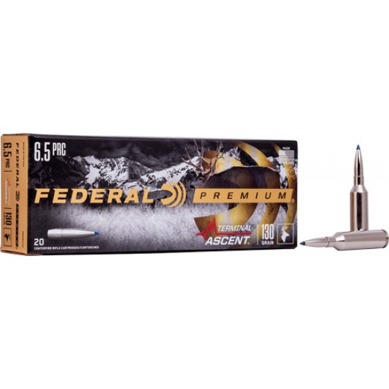 FEDERAL AMMO 6.5 PRC 130GR. TERMINAL ASCENT 20-PACK