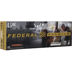 FEDERAL AMMO AE 6.5 PRC 120GR. TROPHY COPPER 20-PK FEDERAL AMMO AE 6.5 PRC 120GR. TROPHY COPPER 20-PK