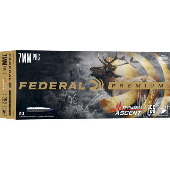 FEDERAL AE 7MM PRC 155GR TERMINAL ASCENT 20RD 10BX/CS