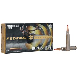 FEDERAL PREMIUM 7MM RM 162GR ELD-X 20RD 10BX/CS